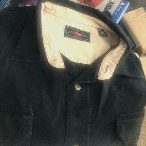 Used Black Button Down Shirt